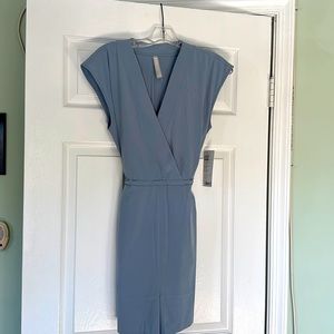 NWT (small spot) Athleta romper in ice blue